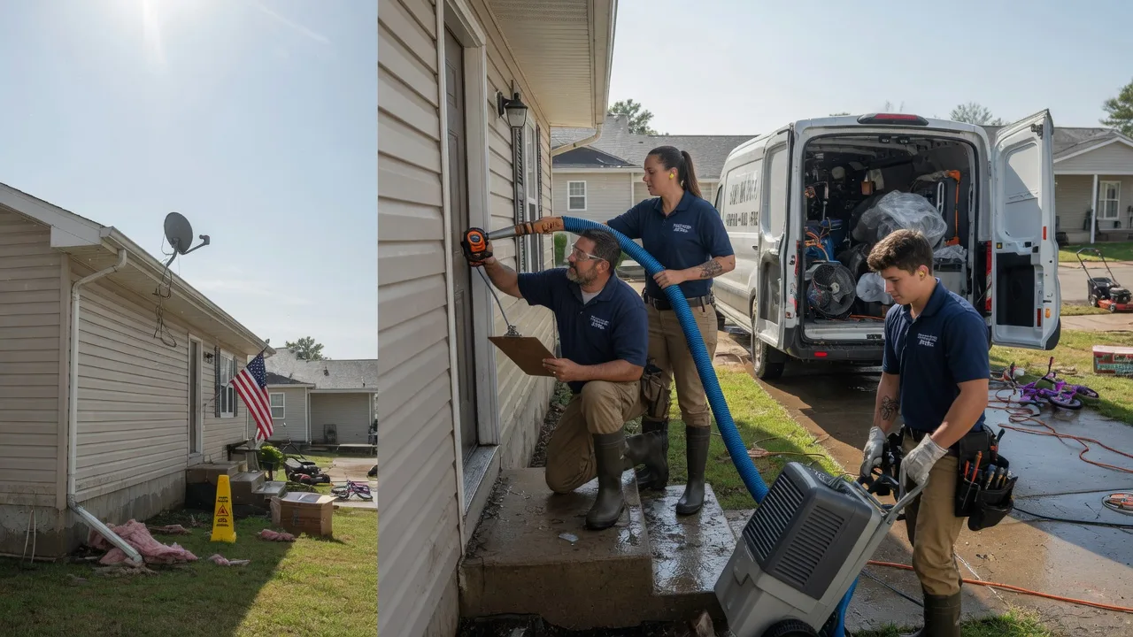 Ceiling Water Damage Restoration in Malvern, OH near me
